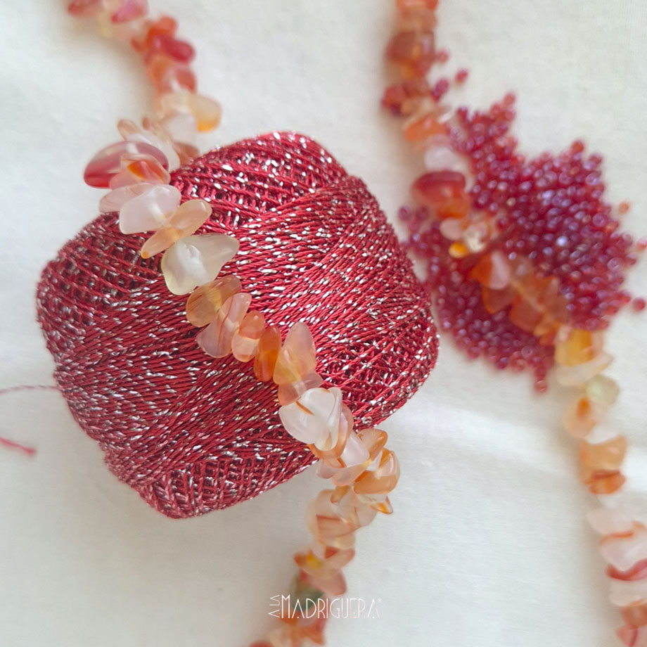 Kit de tejido: Collar Aura - Imagen 5