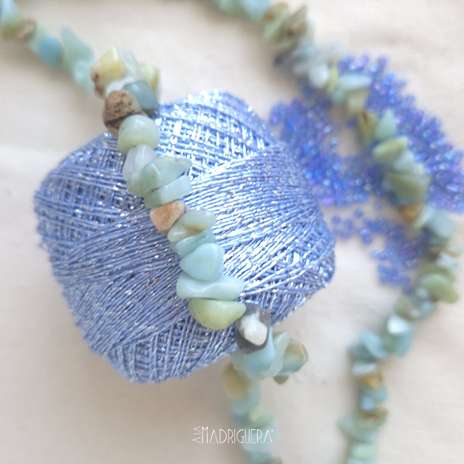 Kit de tejido: Collar Aura - Imagen 8