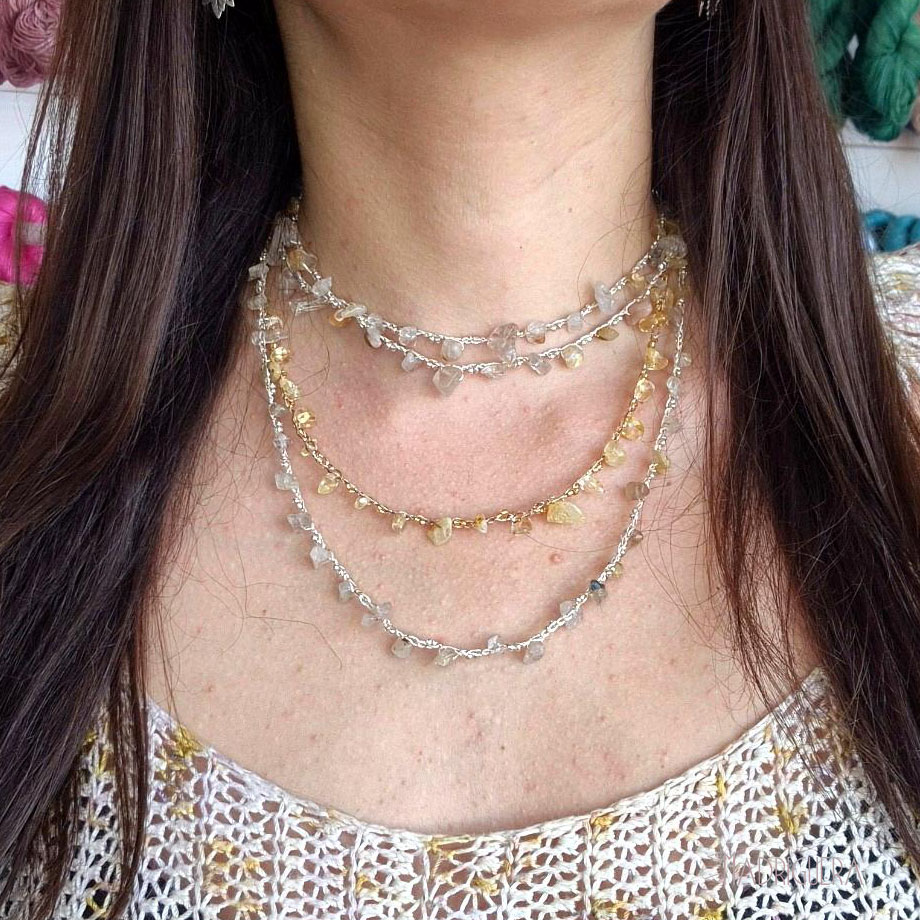 Kit de tejido: Collar Aura