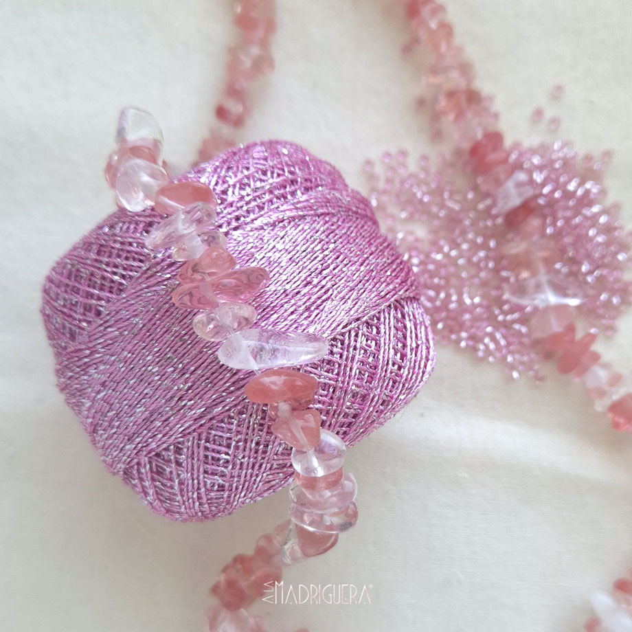 Kit de tejido: Collar Aura - Imagen 4