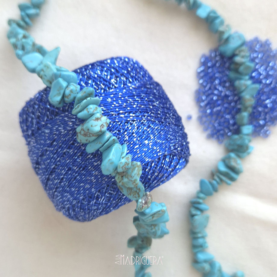 Kit de tejido: Collar Aura - Imagen 7