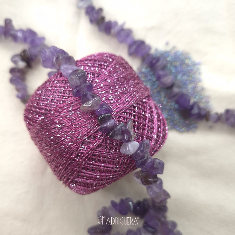Kit de tejido: Collar Aura - Imagen 6